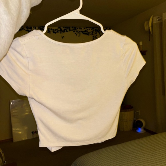 White Garage crop top - Picture 3 of 6